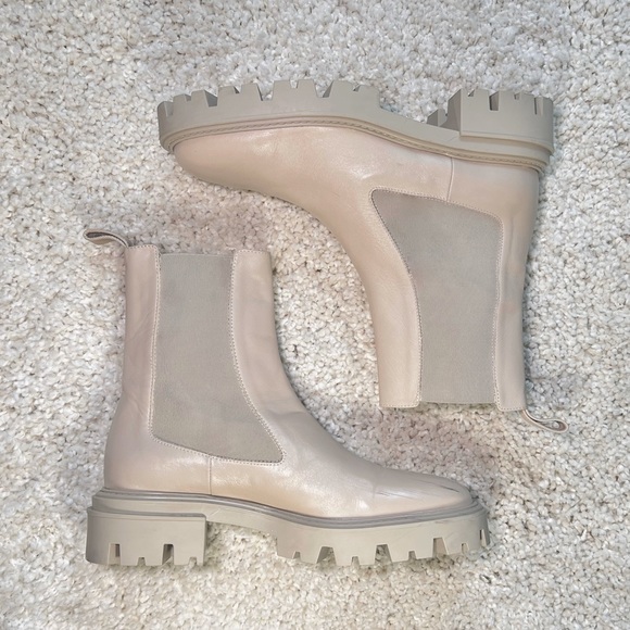 ecru boots zara